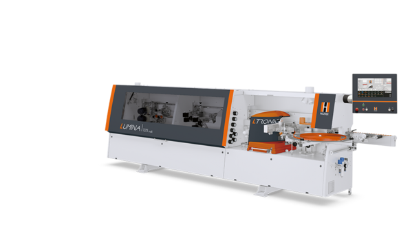 Bordatrice LUMINA 1375 di HOLZHER - Bordatrice laser e Glu Jet con adesivo PUR Bordatrice LUMINA 1375 di HOLZHER - Bordatrice laser e Glu Jet con adesivo PUR