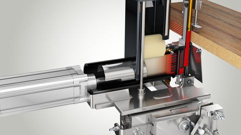 Glu Jet automatic - sistema di applicazione della colla Riscaldamento, cambio della colla e pulizia di volta in volta in soli 3 minuti