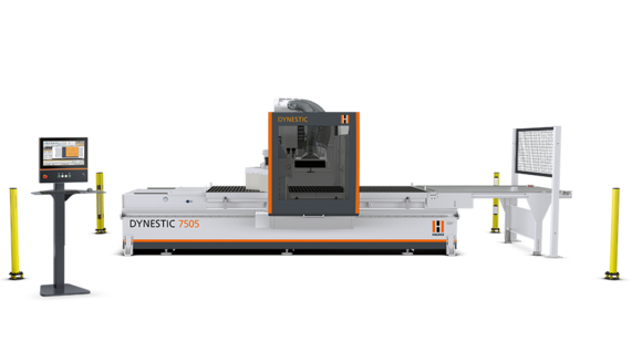 Macchina CNC Gantry per la perfetta lavorazione nesting - la DYNESTIC 7505 garantisce pannelli lavorati con altissima precisione Tecnologia nesting ad altissimo livello - la nuova macchina CNC nesting DYNESTIC 7505 di HOLZ-HER