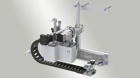 Eckkopieraggregat per lavorazione angolare fino a 3 mm di spessore del bordo Eckkopieraggregat per lavorazione angolare fino a 3 mm di spessore del bordo